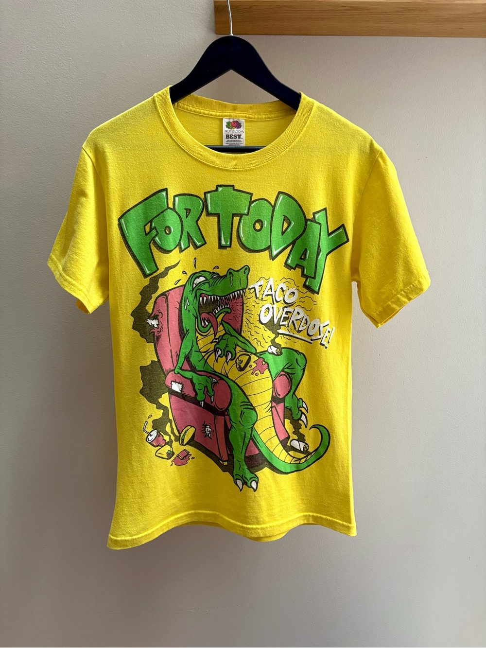 For Today VTG 2008 Taco Overdose T-shirt Metalcore Deathcore Christcore